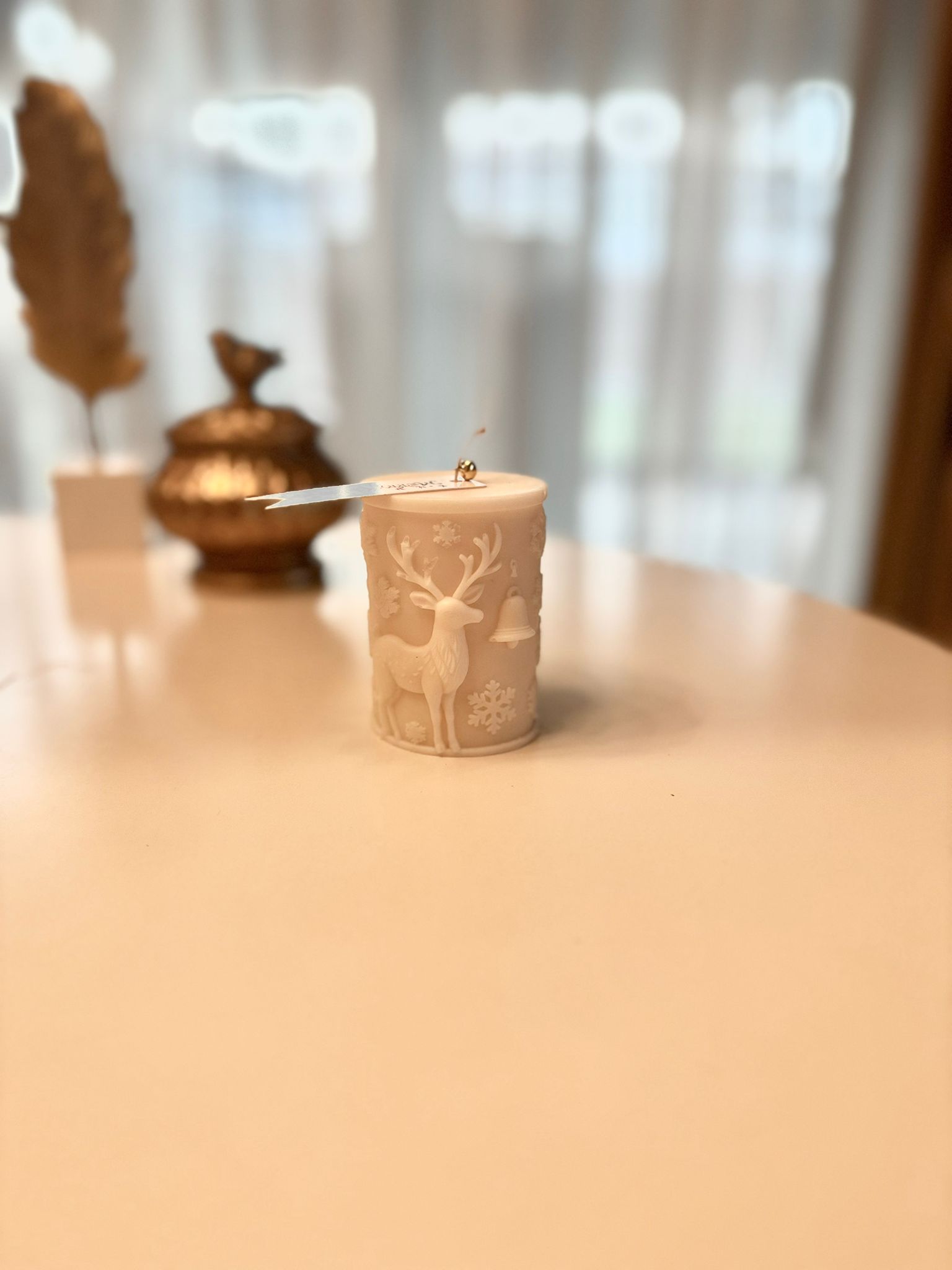 Lumânarea Cilindrică Crăciun