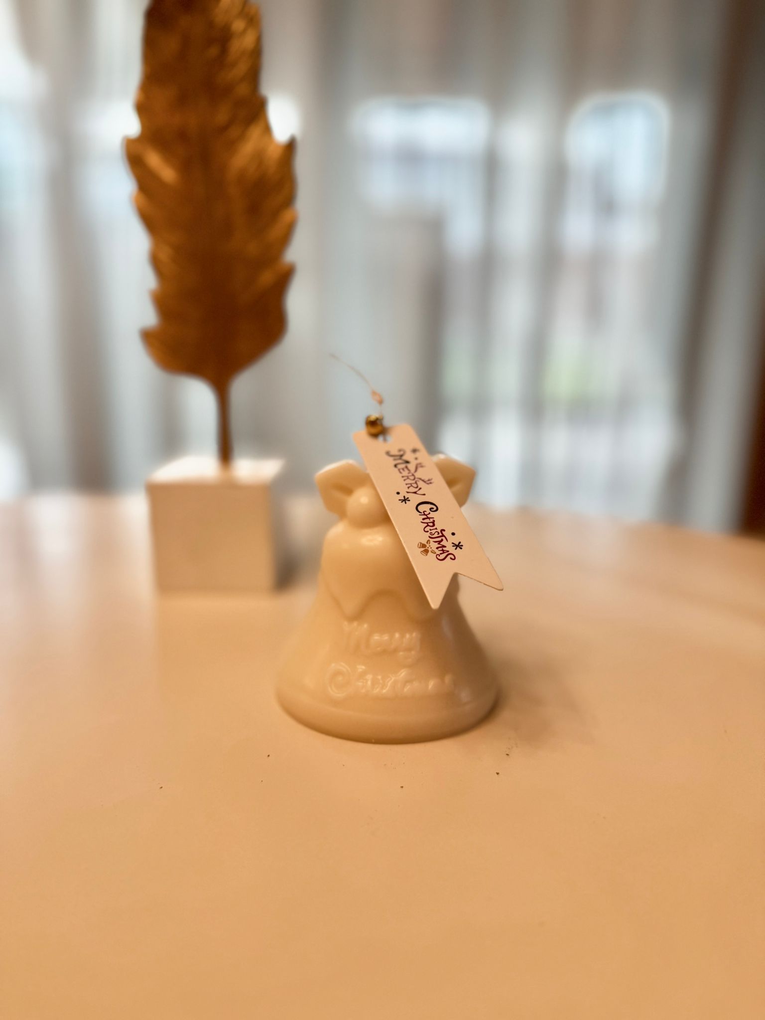 Lumânarea Glob/Clopot Merry Christmas